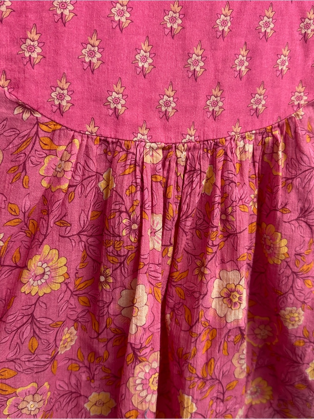 Spell Pink Printed Boho Beach Coverup - Picture 5 of 8